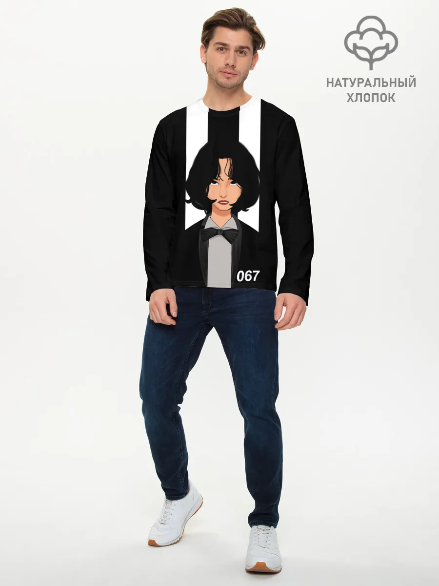 Мужской лонгслив базовый / Игрок Кан Сэ Бёк