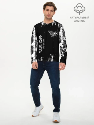 Мужской лонгслив базовый / Velial Squad | Свет или Тьма