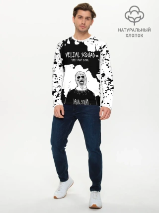 Мужской лонгслив базовый / Velial Squad свет или тьма,