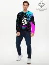 Мужской лонгслив базовый / Velial Squad neon
