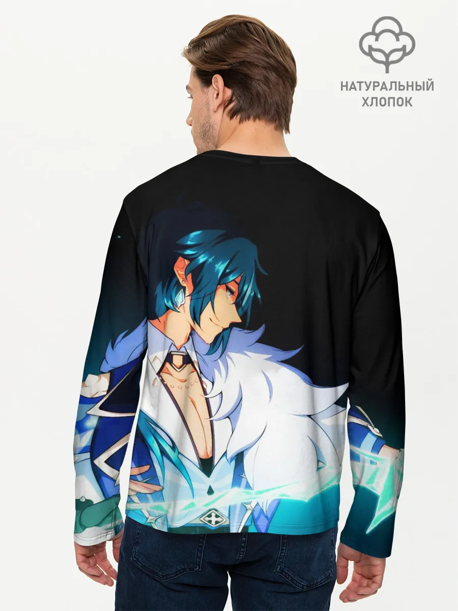 Мужской лонгслив базовый / Genshin Impact - Кэйа