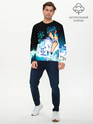 Мужской лонгслив базовый / Genshin Impact - Кэйа