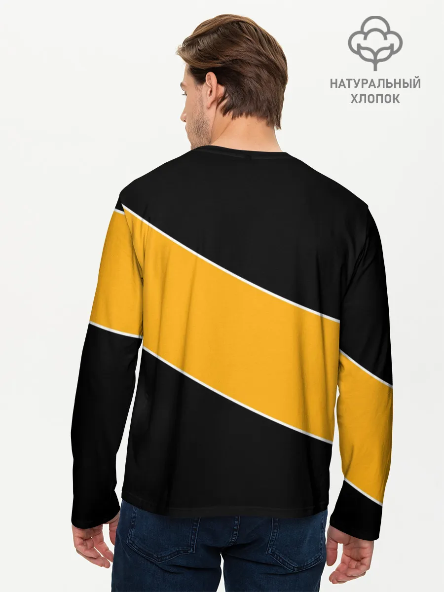 Мужской лонгслив базовый / Бостон Брюинз, Boston Bruins