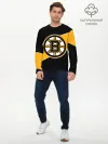 Мужской лонгслив базовый / Бостон Брюинз, Boston Bruins