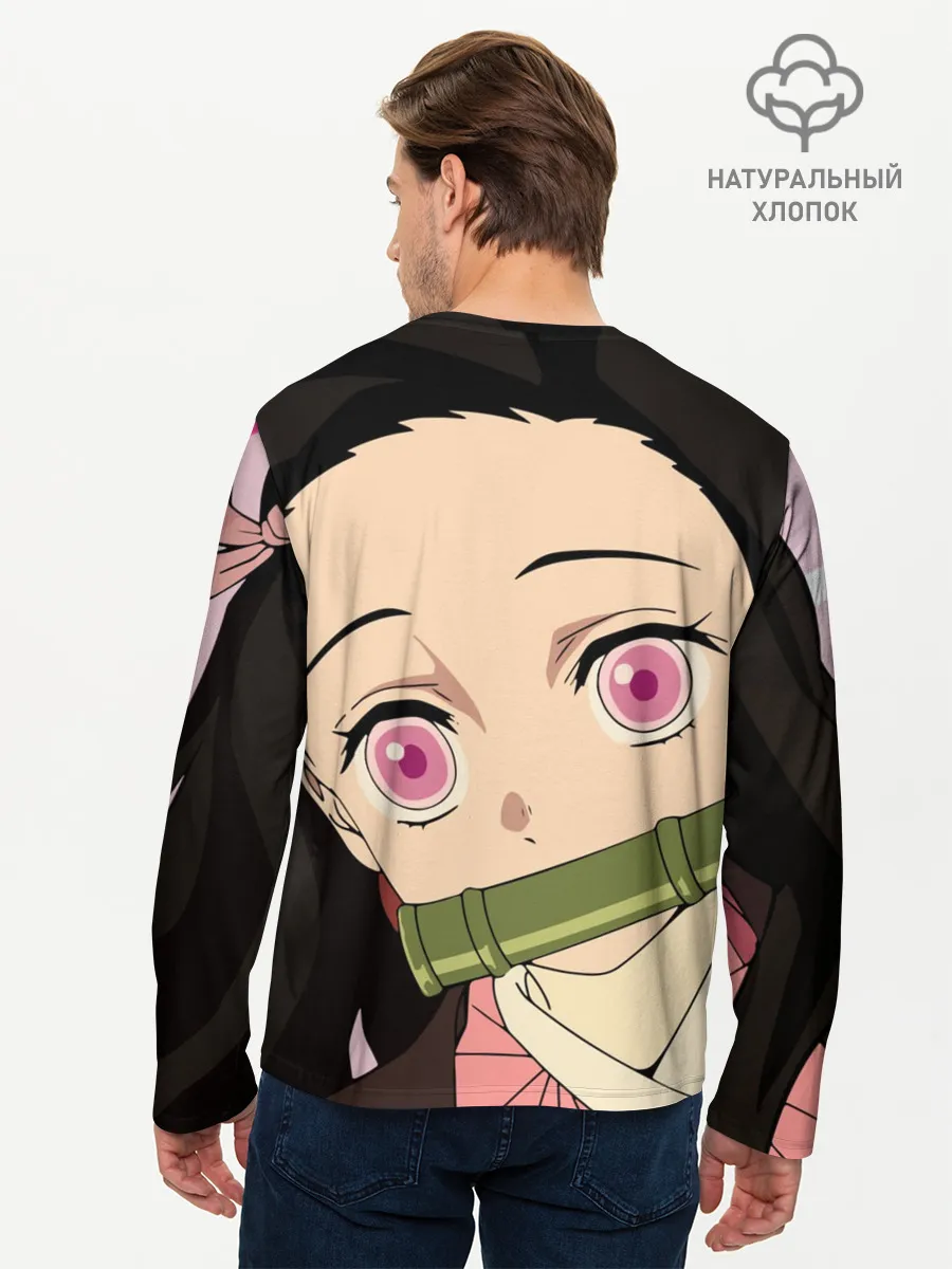 Мужской лонгслив базовый / Незуко, Nezuko
