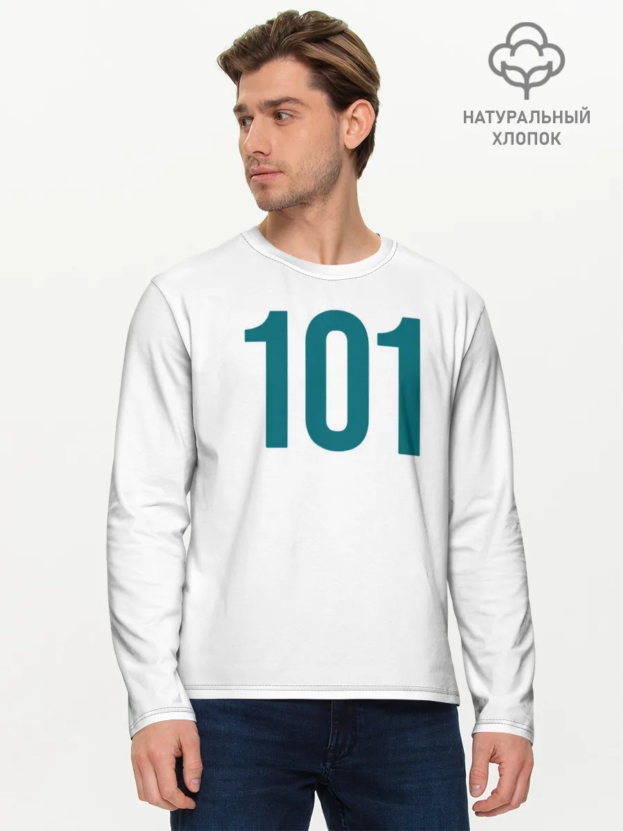 Мужской лонгслив базовый / Squid game - Чан Док Су 101