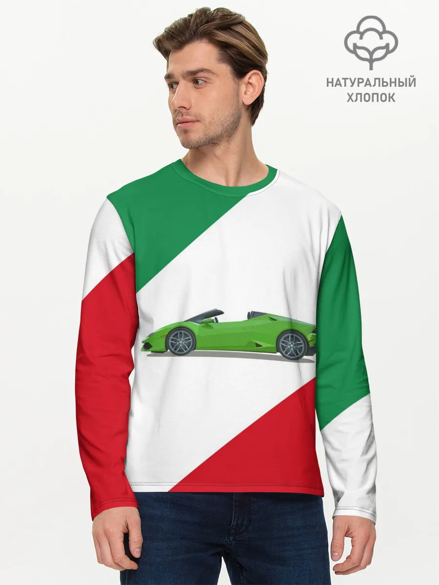 Мужской лонгслив базовый / Lamborghini