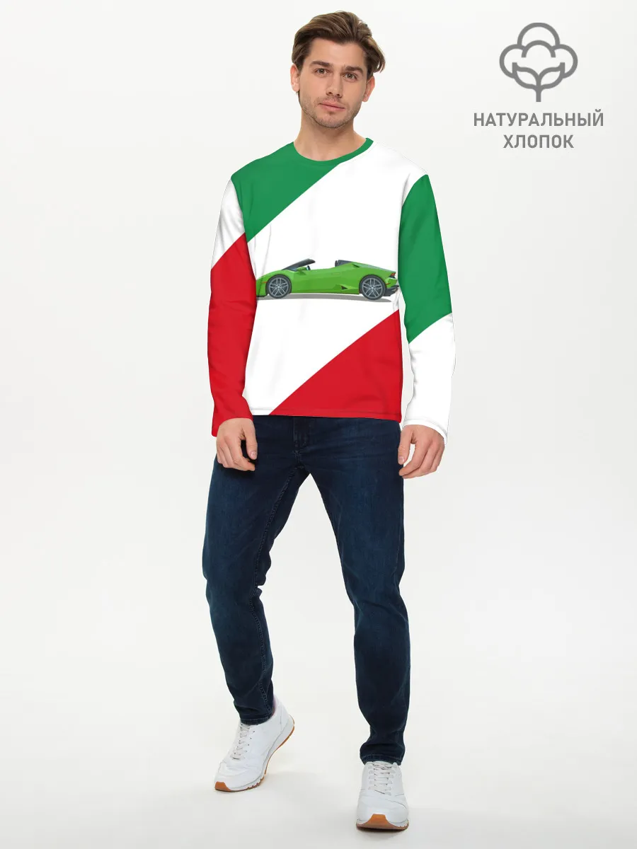 Мужской лонгслив базовый / Lamborghini