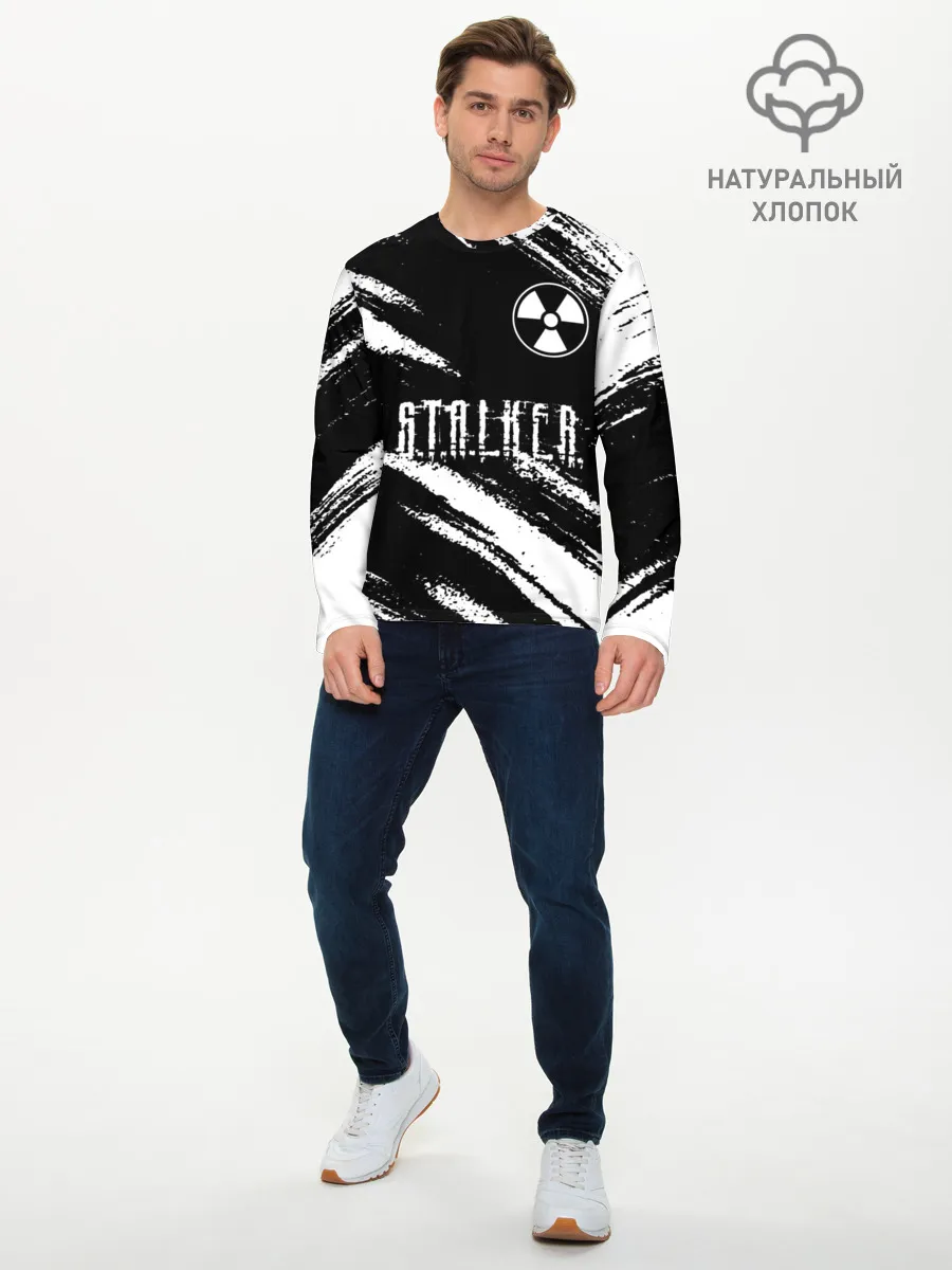 Мужской лонгслив базовый / S.T.A.L.K.E.R. 2: Тени Чернобыля.