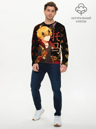 Мужской лонгслив базовый / Genshin Impact - Тома