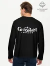 Мужской лонгслив базовый / Стихии Геншин