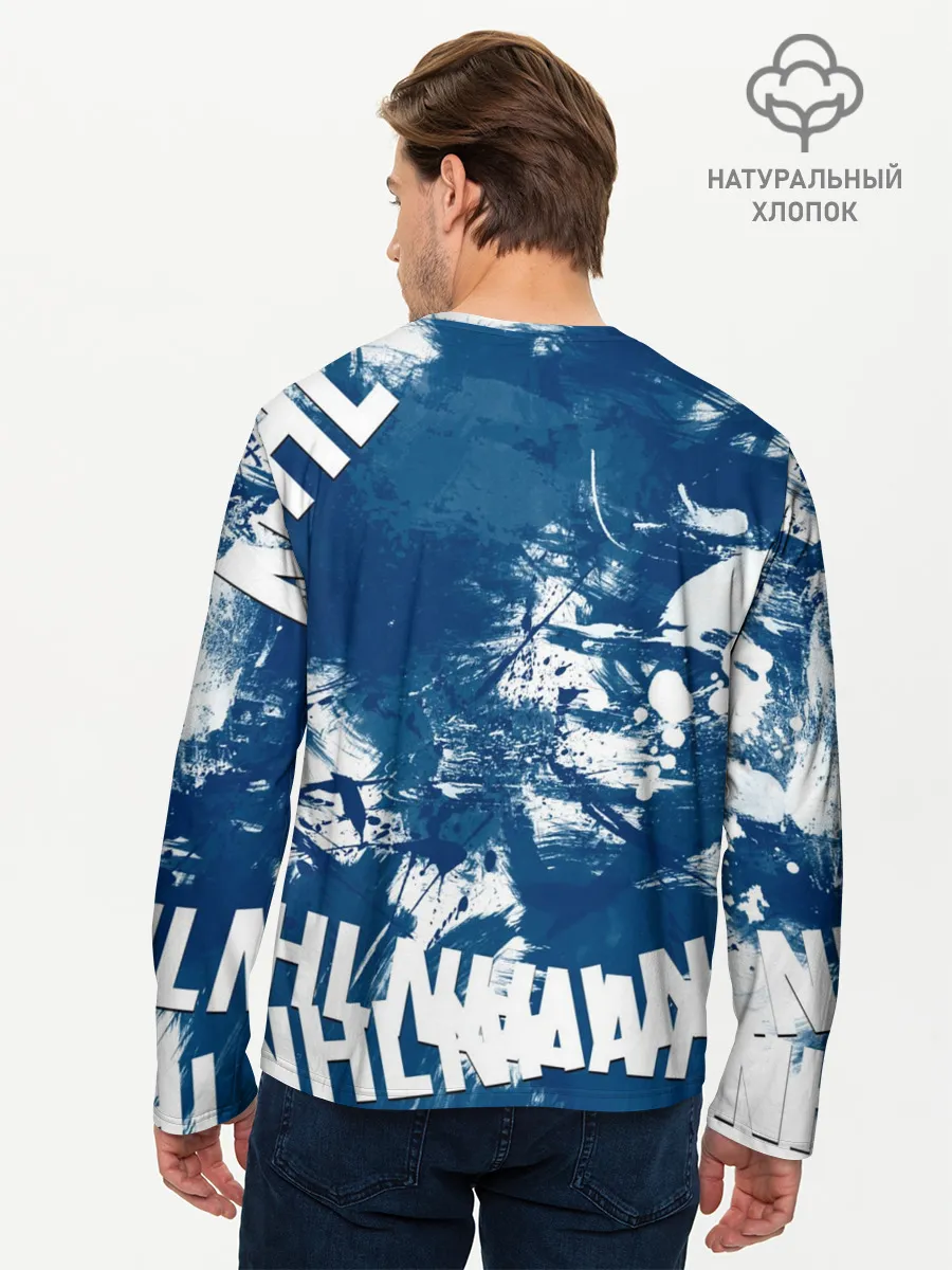 Мужской лонгслив базовый / Торонто Мейпл Лифс, Toronto Maple Leafs