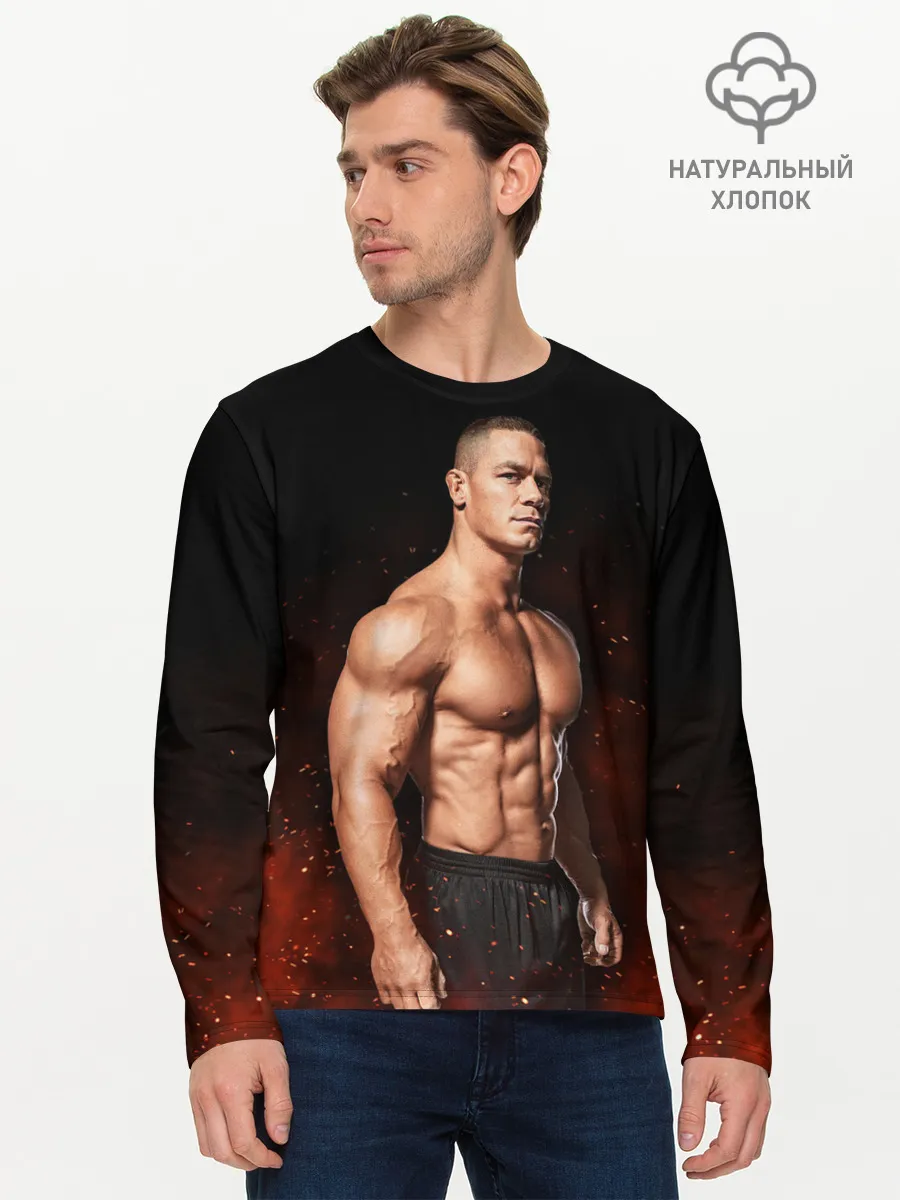 Мужской лонгслив базовый / John Felix Jr