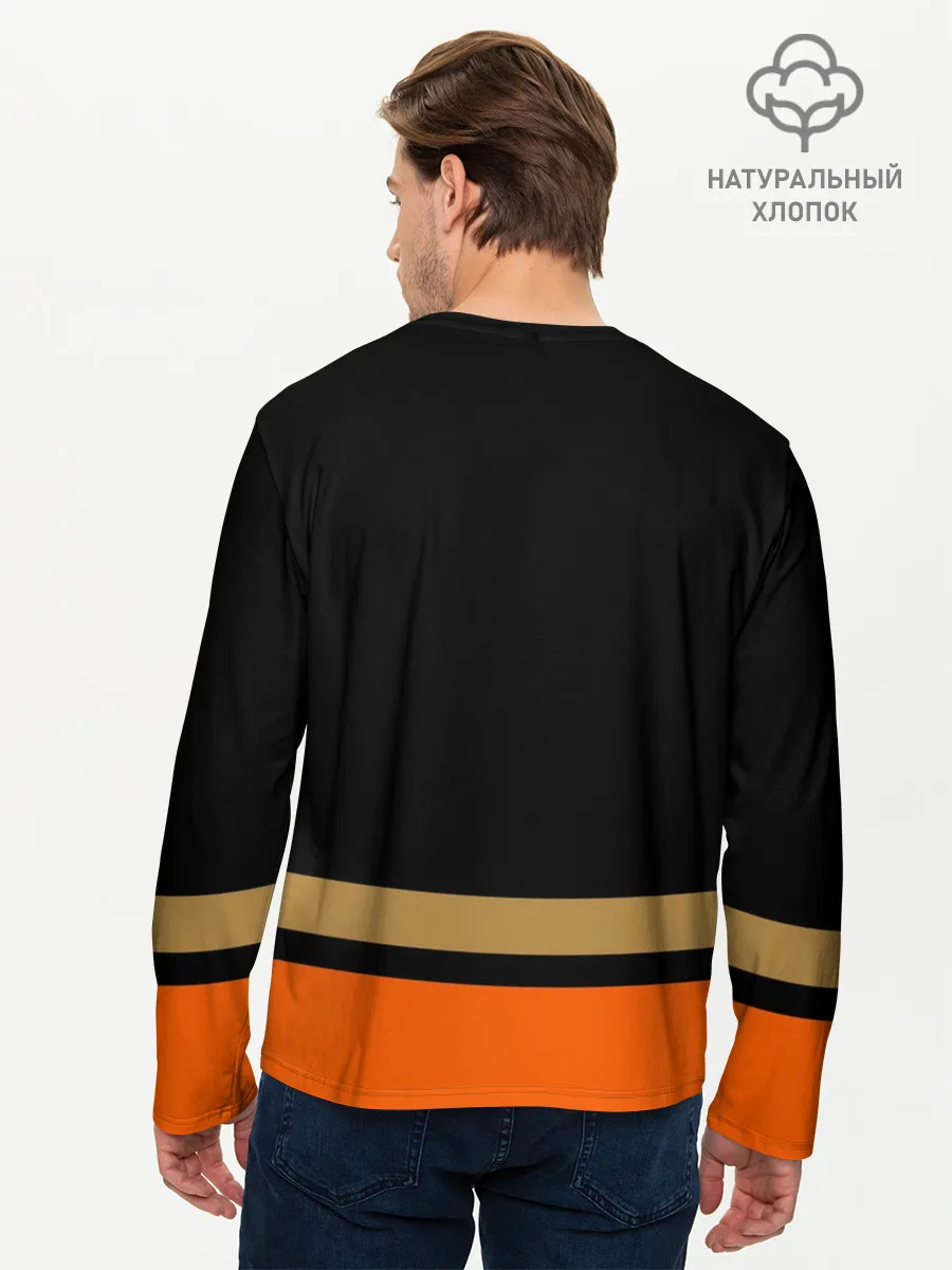 Мужской лонгслив базовый / Anaheim Ducks | Анахайм Дакс