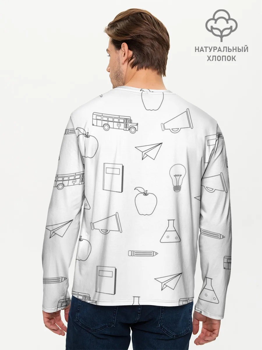 Мужской лонгслив базовый / эскизы простые