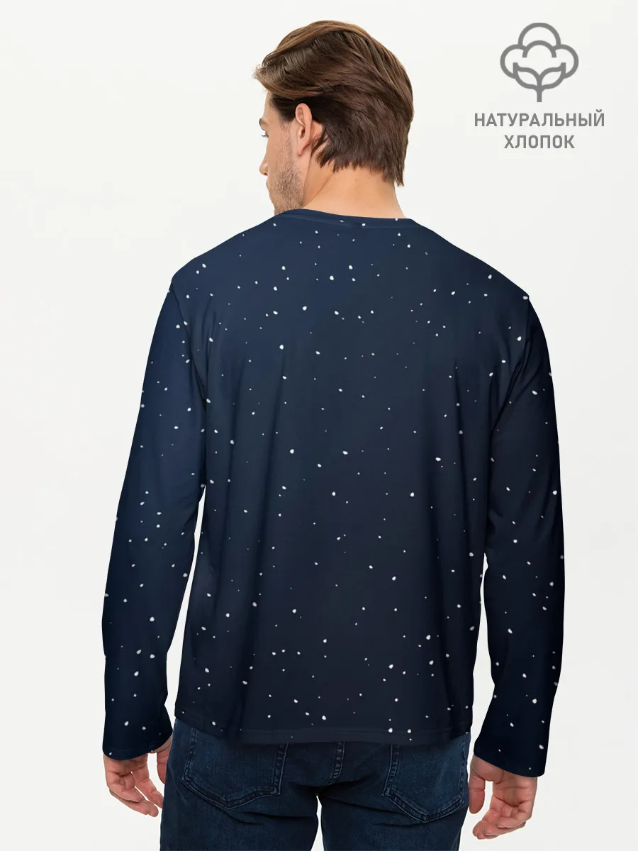 Мужской лонгслив базовый / SANTA DABBING