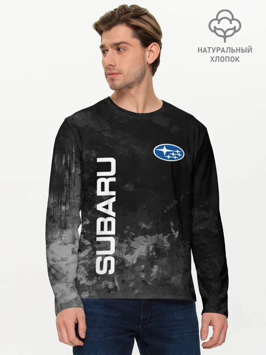 Мужской лонгслив базовый / Субару, Subaru