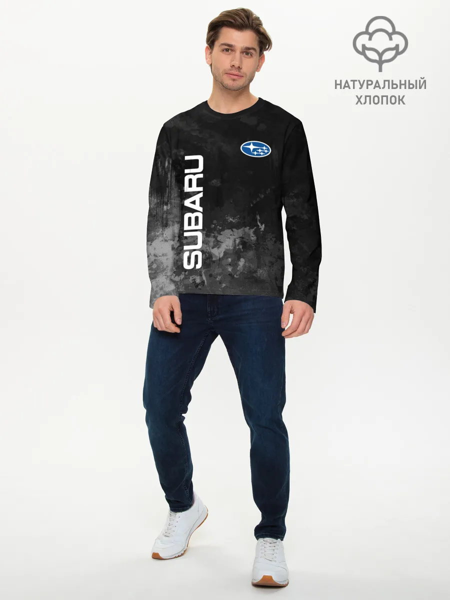 Мужской лонгслив базовый / Субару, Subaru