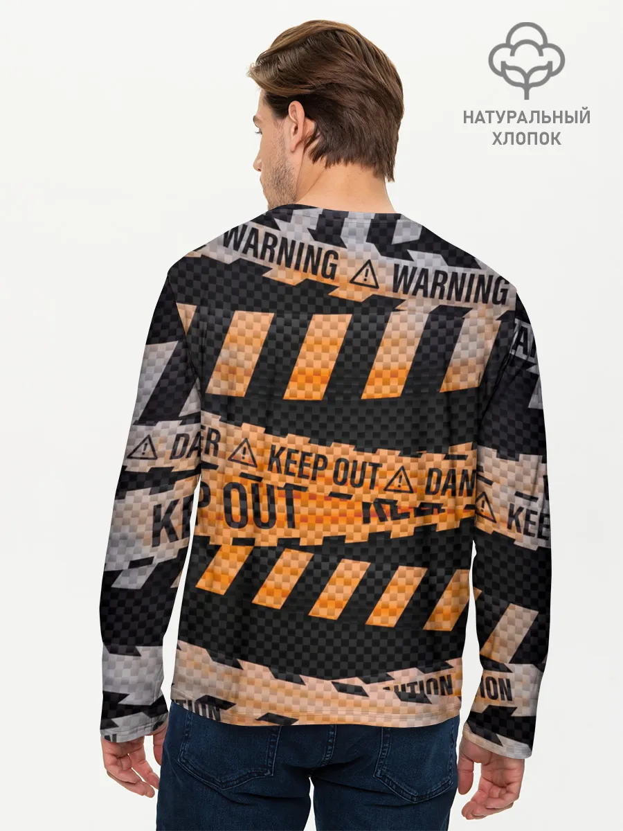 Мужской лонгслив базовый / Трафальгар Ло особо опасен