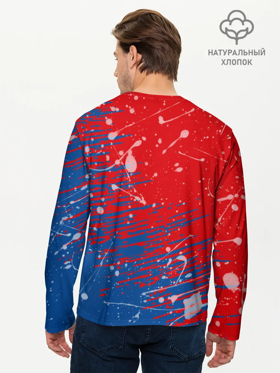 Мужской лонгслив базовый / Arsenal: Фирменные цвета.