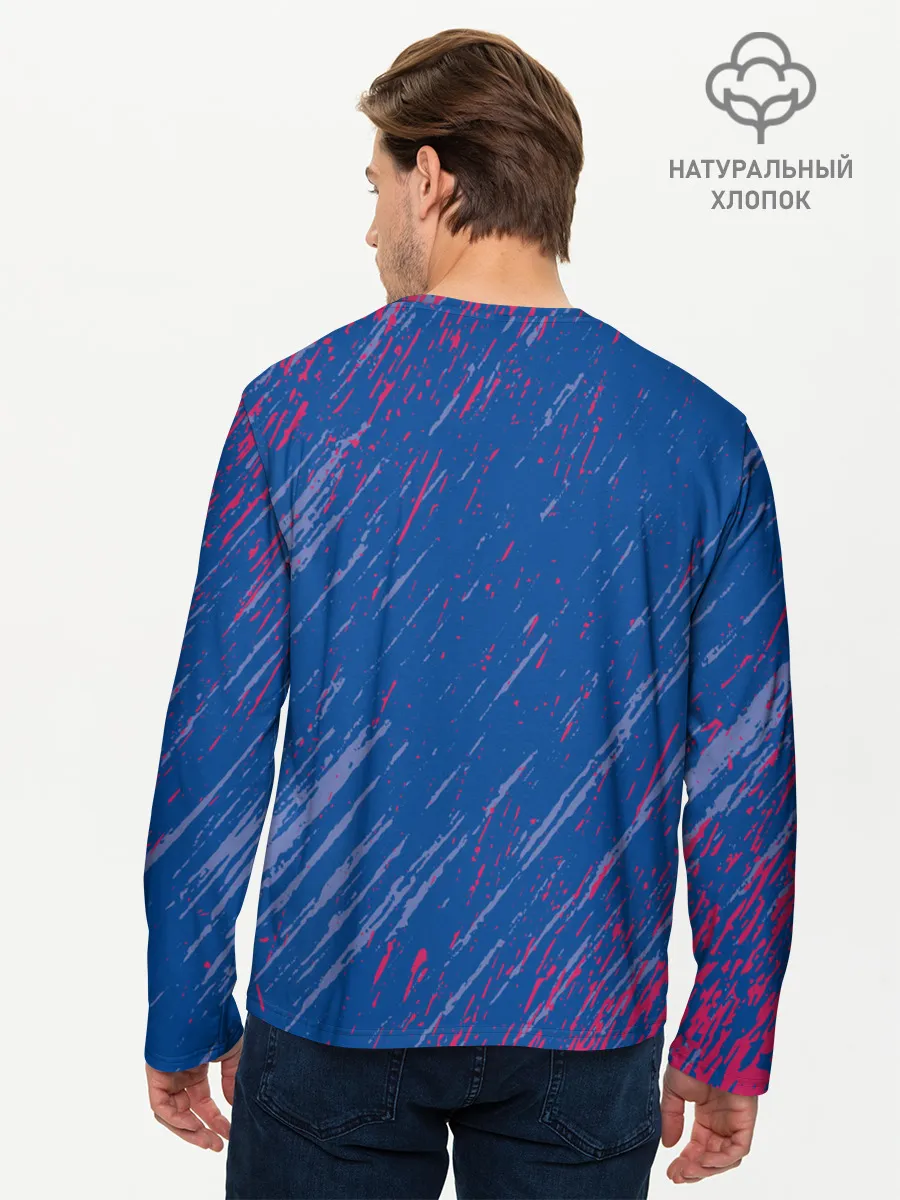 Мужской лонгслив базовый / Chelsea: Logo.