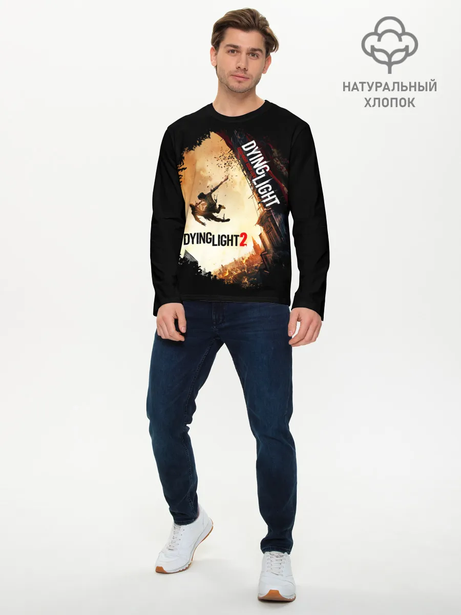 Мужской лонгслив базовый / DYING LIGHT 2 NEW WORLD