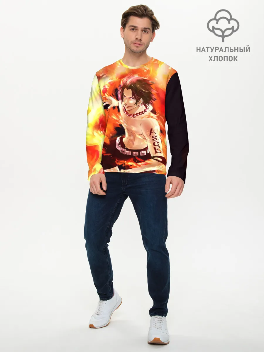 Мужской лонгслив базовый / ONE PIECE ASCE HERO