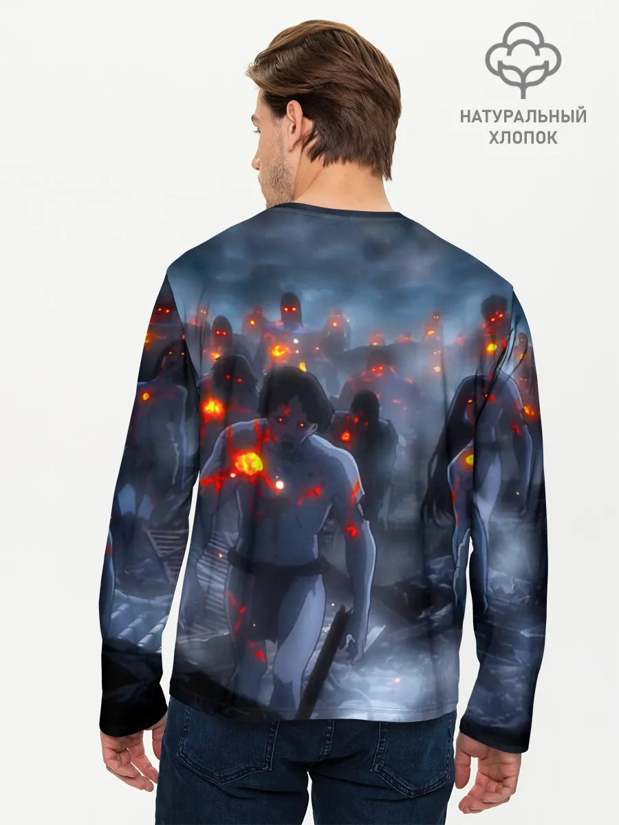 Мужской лонгслив базовый / Зомби Sabaton
