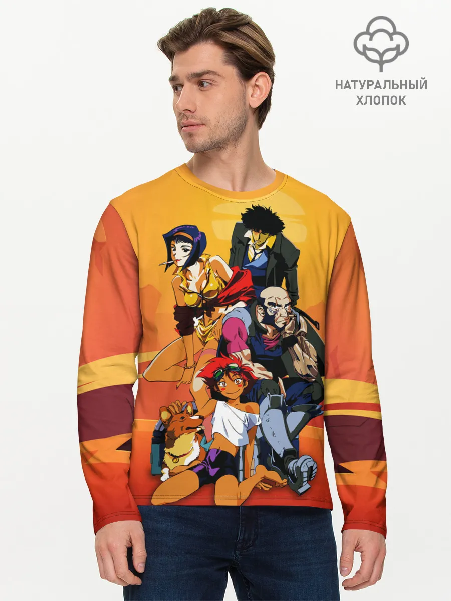 Мужской лонгслив базовый / Cowboy All