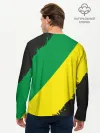 Мужской лонгслив базовый / JDM GREEN YELLOW LOGO