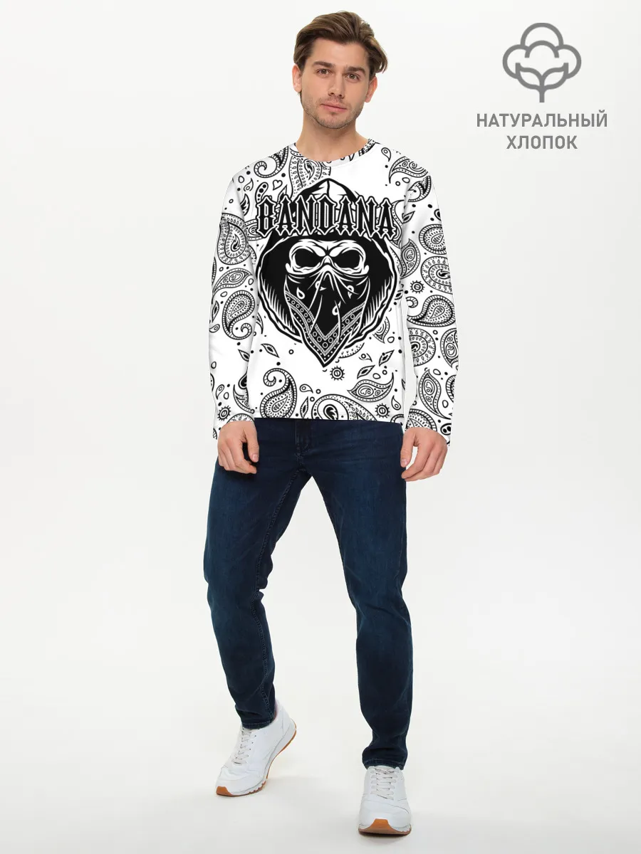 Мужской лонгслив базовый / BANDANA