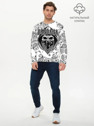 Мужской лонгслив базовый / BANDANA