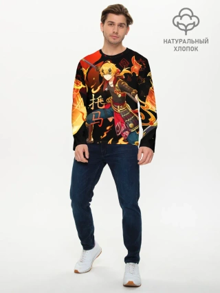Мужской лонгслив базовый / Геншин импакт: Тома