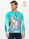 Мужской лонгслив базовый / Hatsune Miku / Мику Хацунэ