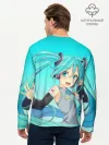 Мужской лонгслив базовый / Hatsune Miku / Мику Хацунэ