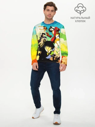 Мужской лонгслив базовый / Cowboy Bebop All
