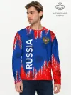 Мужской лонгслив базовый / Патриот России. Я Русский!