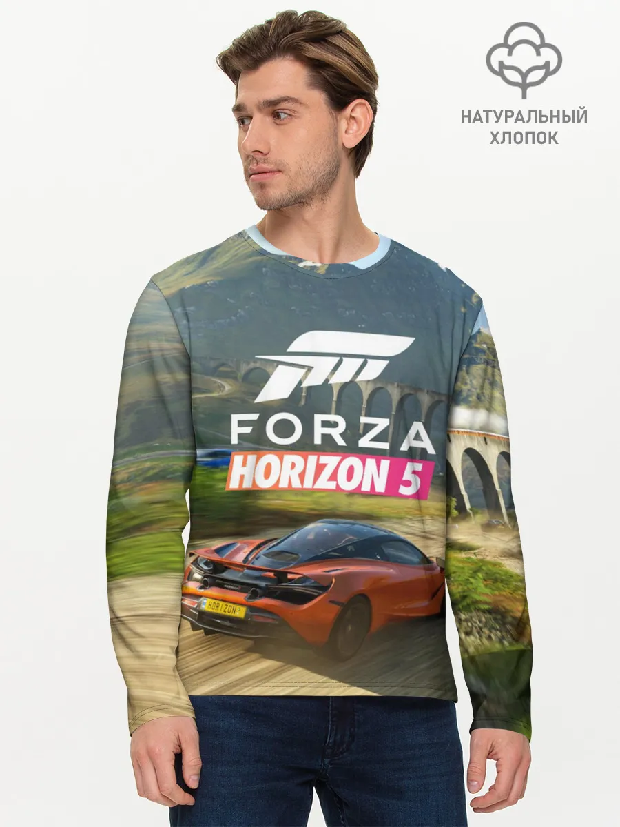 Мужской лонгслив базовый / Forza Horizon 5, игра
