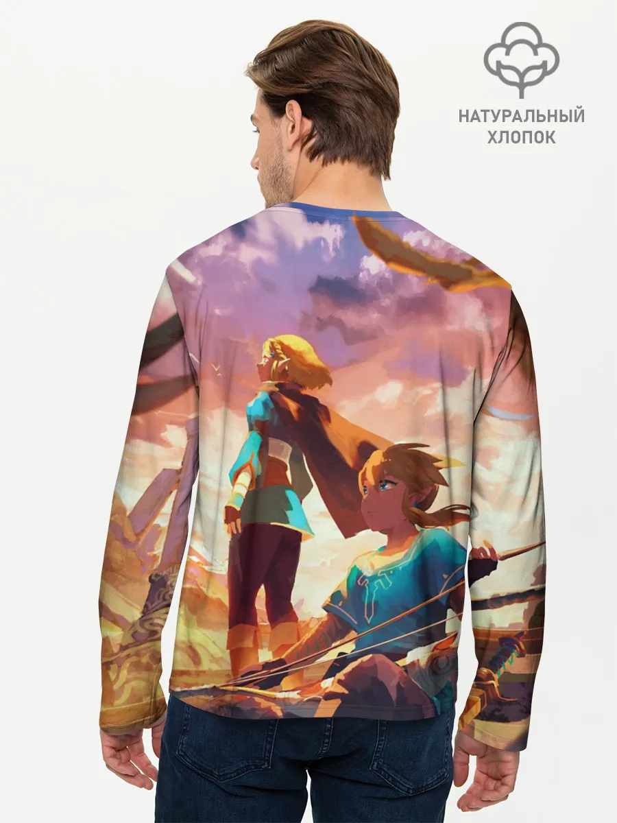 Мужской лонгслив базовый / Legend of Zelda | Легенда о Зельде