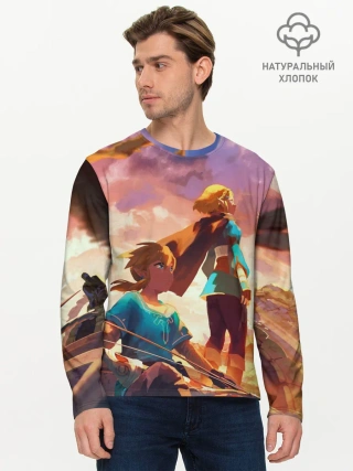 Мужской лонгслив базовый / Legend of Zelda | Легенда о Зельде