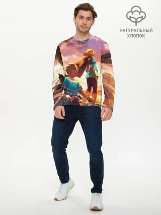 Мужской лонгслив базовый / Legend of Zelda | Легенда о Зельде