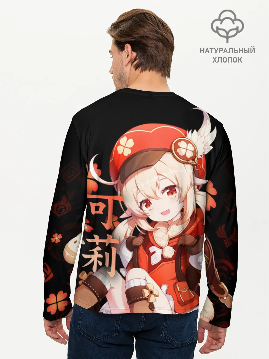 Мужской лонгслив базовый / Genshin Impact: Klee