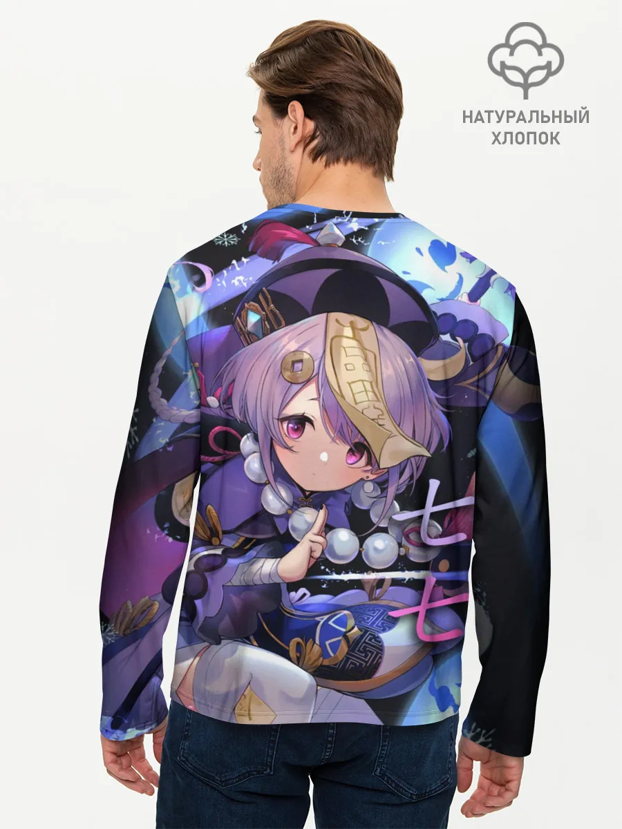 Мужской лонгслив базовый / Genshin Impact: Qiqi