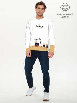 Мужской лонгслив базовый / ПАЙМОН И ХИЛИЧУРЛЫ