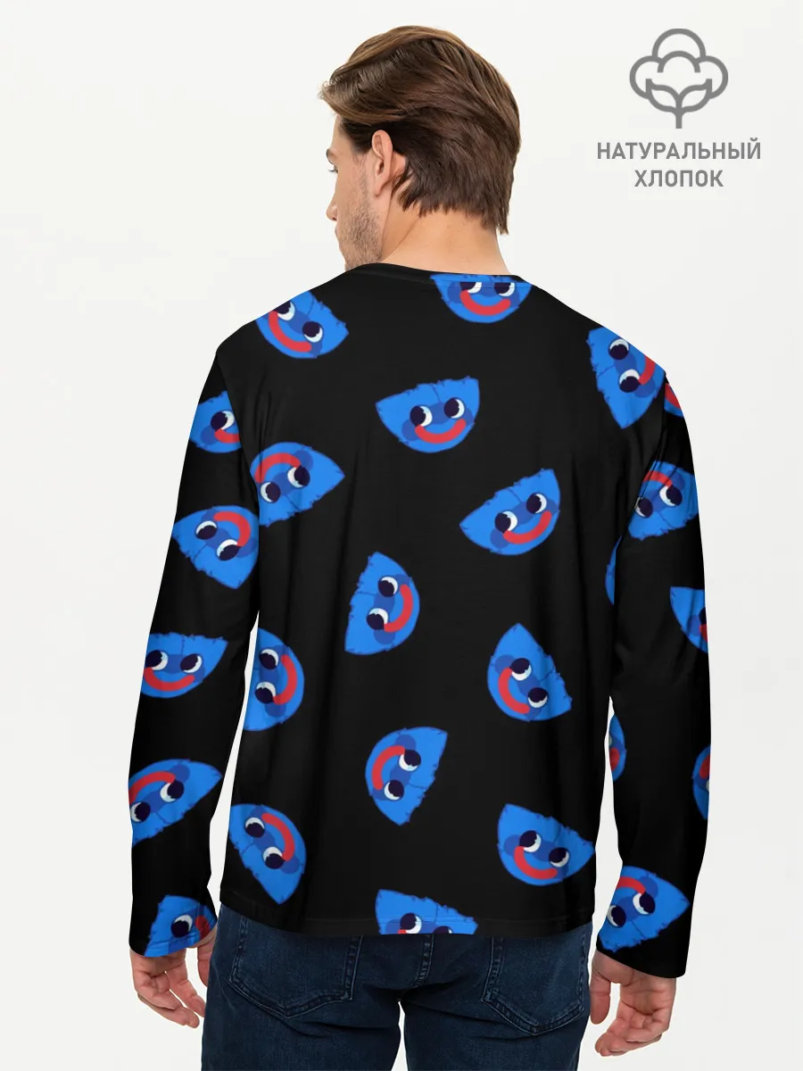 Мужской лонгслив базовый / Poppy Playtime - Huggy Wuggy