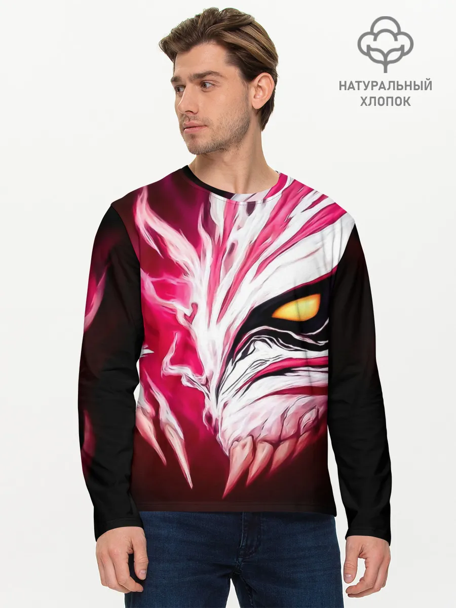 Мужской лонгслив базовый / Маска пустого Блич