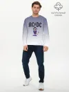 Мужской лонгслив базовый / Ангус Янг чертик AC/DC