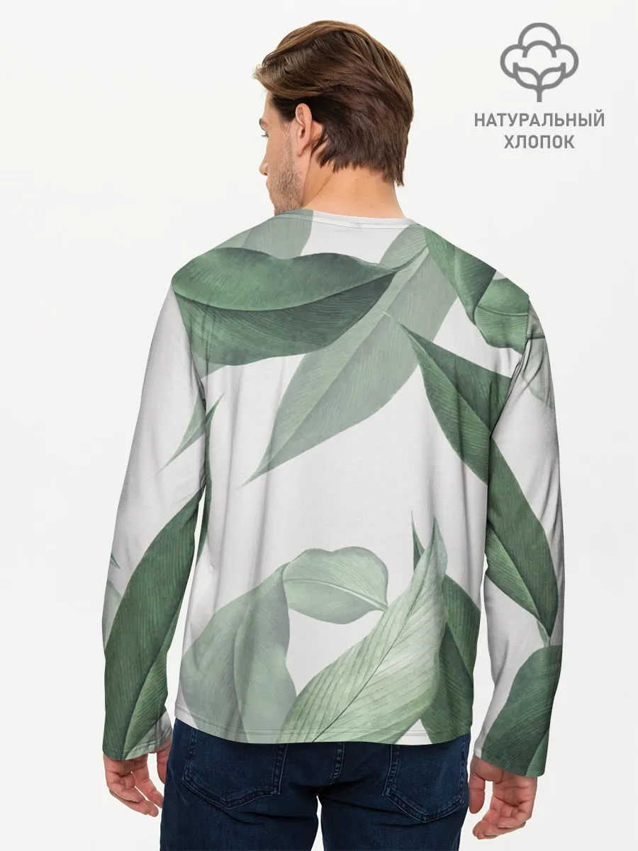 Мужской лонгслив базовый / Из тропиков