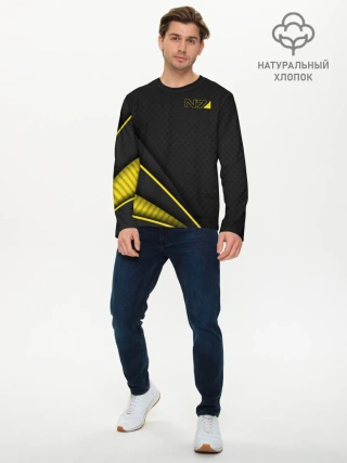 Мужской лонгслив базовый / Mass Effect N7