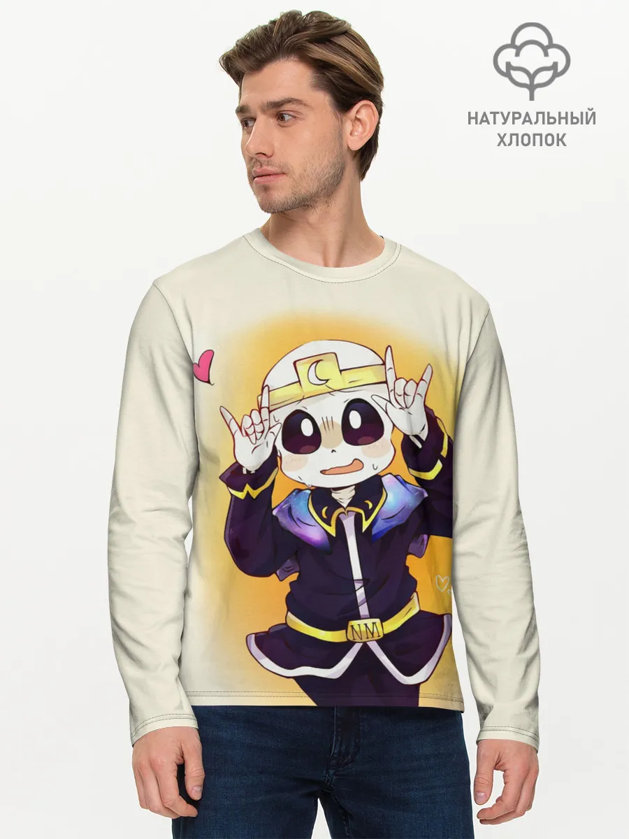 Мужской лонгслив базовый / Undertale